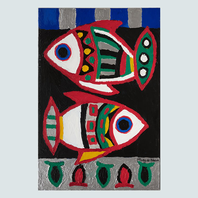 Paintings by Dublin artist Mary de Blacam